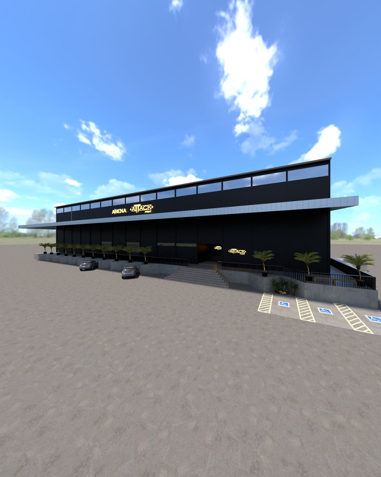Attack Fight Arena — fachada